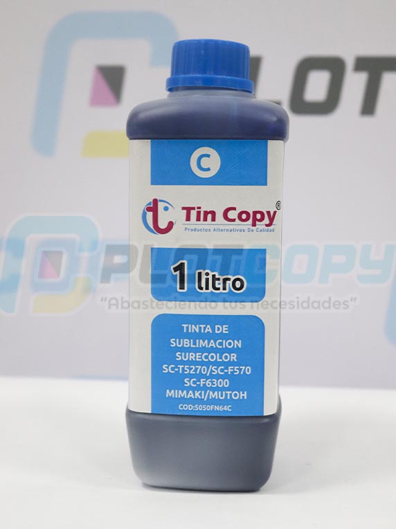 Tinta de sublimacion Surecolor Cyan (1 litro)
